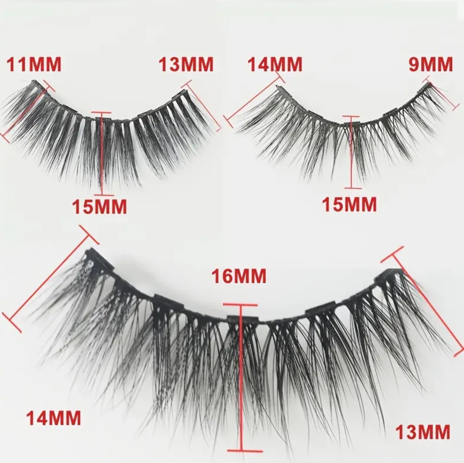 7 Magnetic Eyelashes Kit