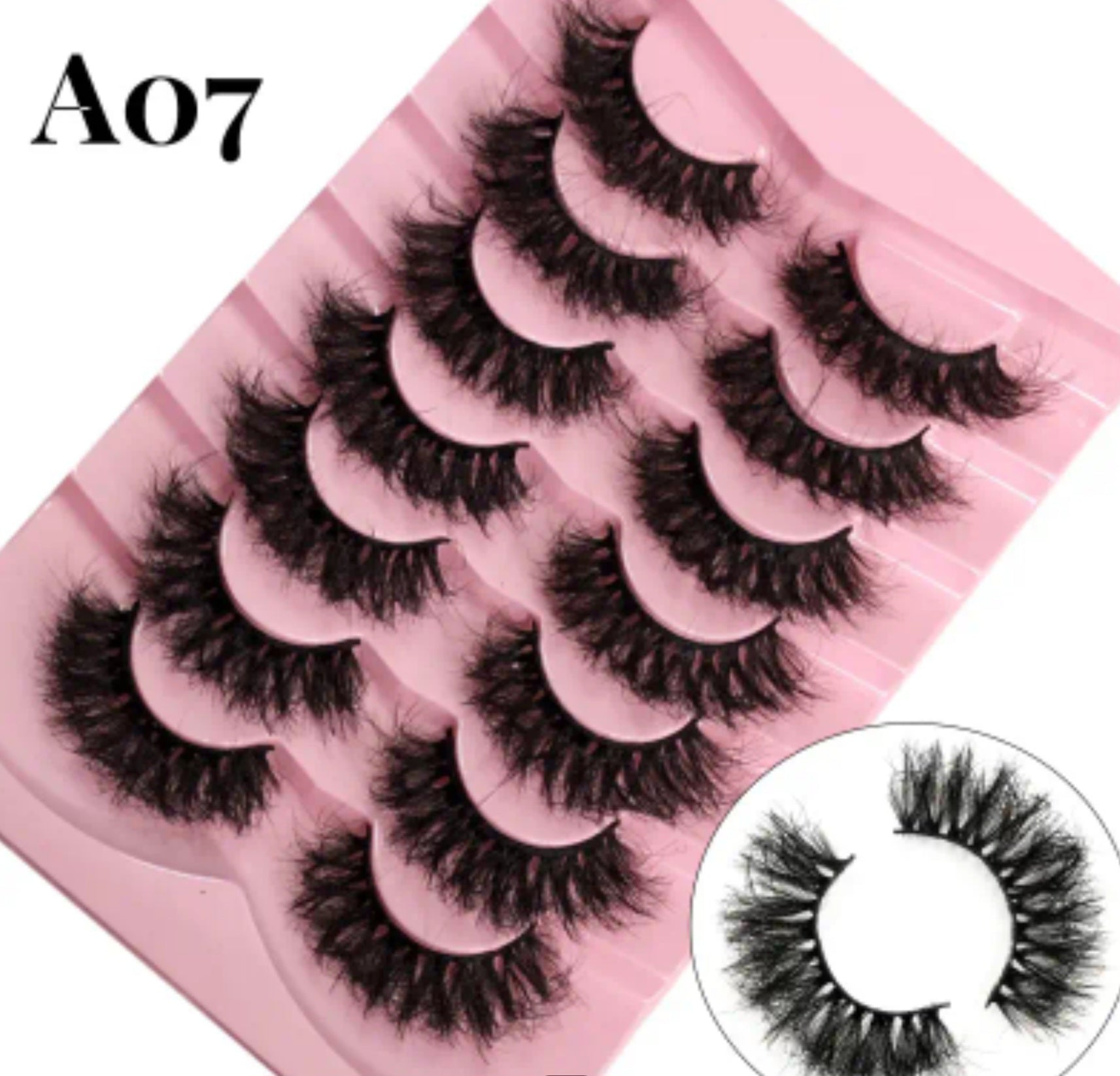 6D Faux Mink Fluffy Eyelashes