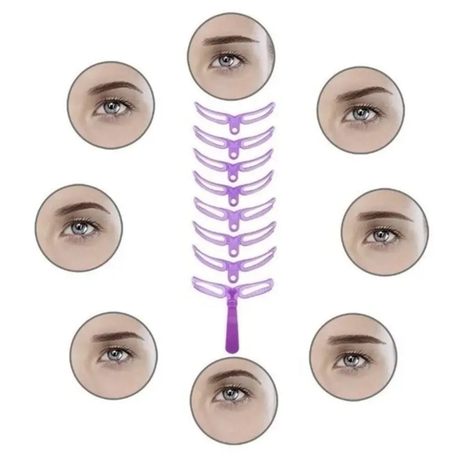 Eyebrow Shape Templates