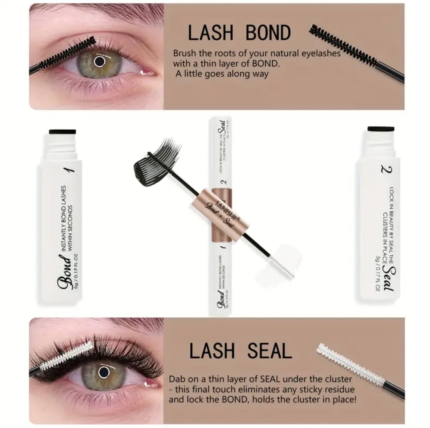 SANISHI 360 Cluster False Eyelashes (Pre-Order)