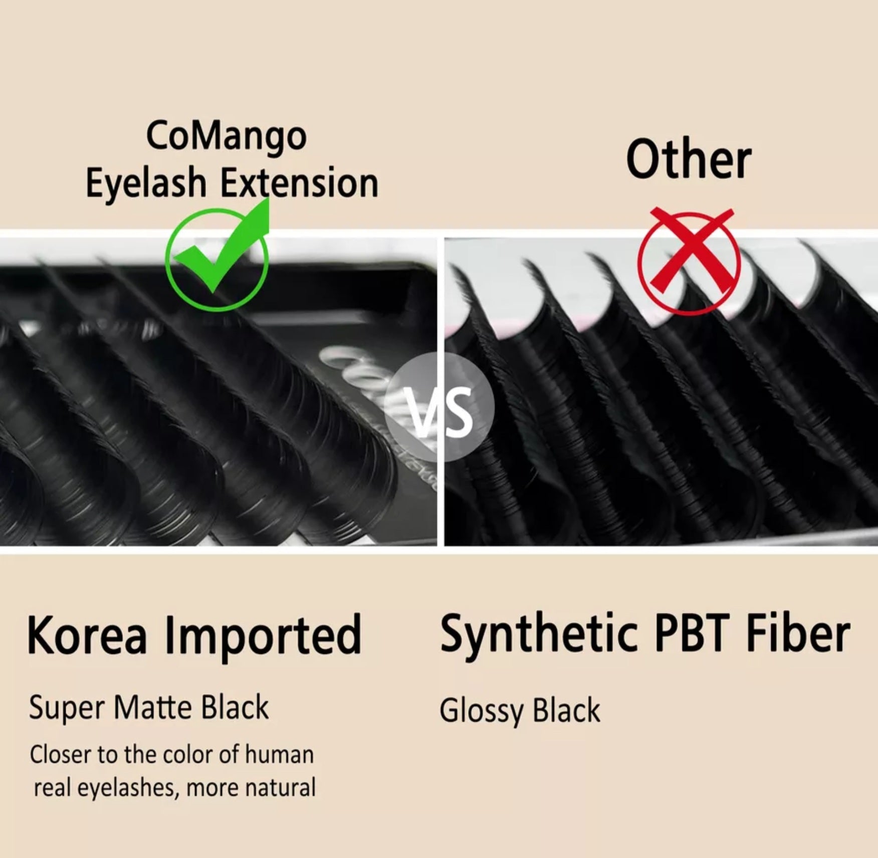 COMANGO Matte Black Premium Eyelashes (pre-order)