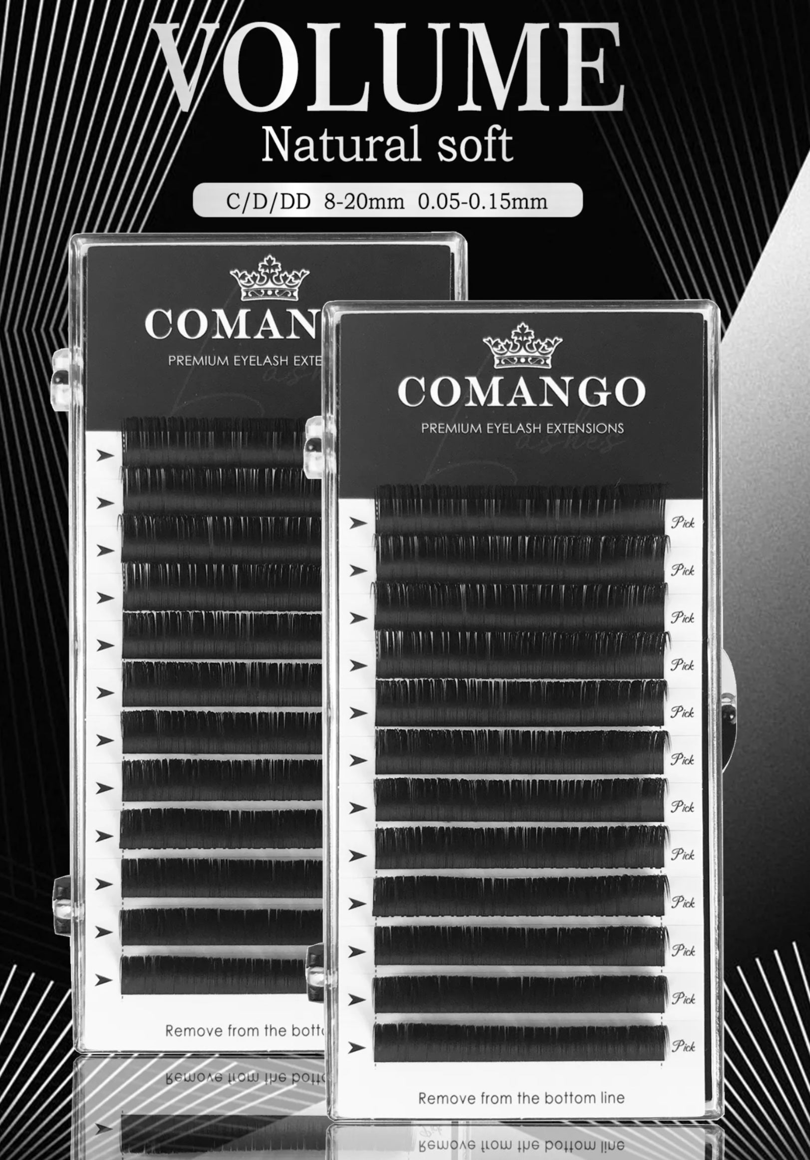 COMANGO Matte Black Premium Eyelashes (pre-order)