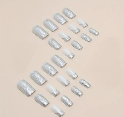 White Glitter Sequins