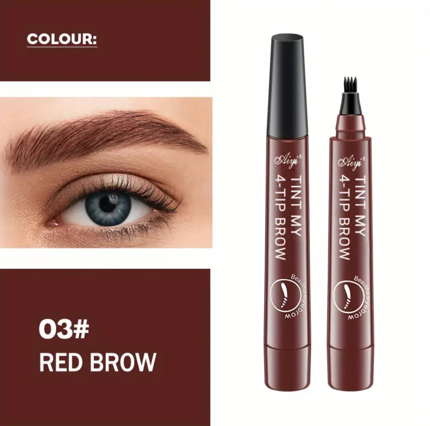Split Tip Water Eyebrow Pencil