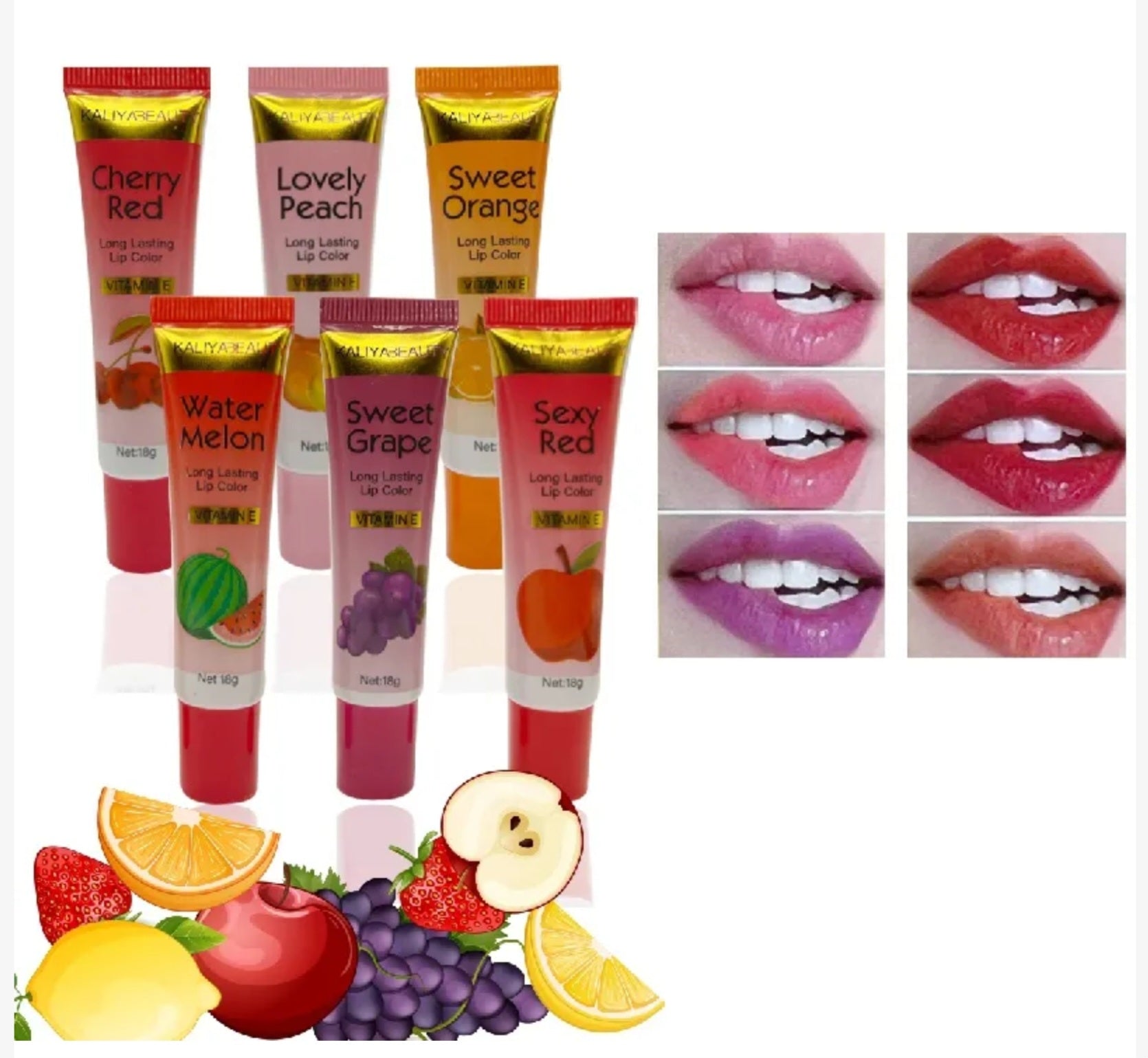 Liquid Lip Gloss Peel Off Tint