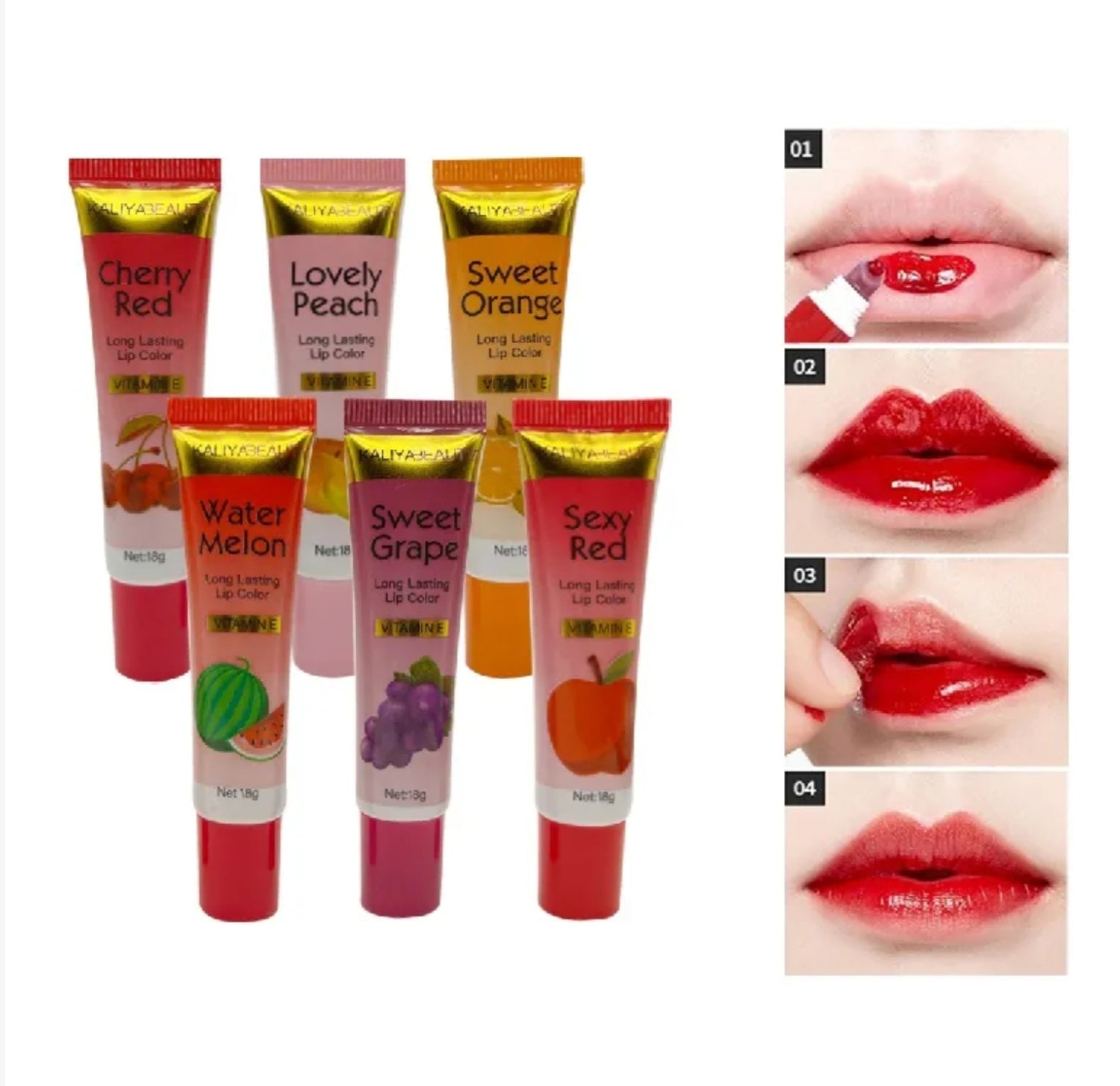 Liquid Lip Gloss Peel Off Tint