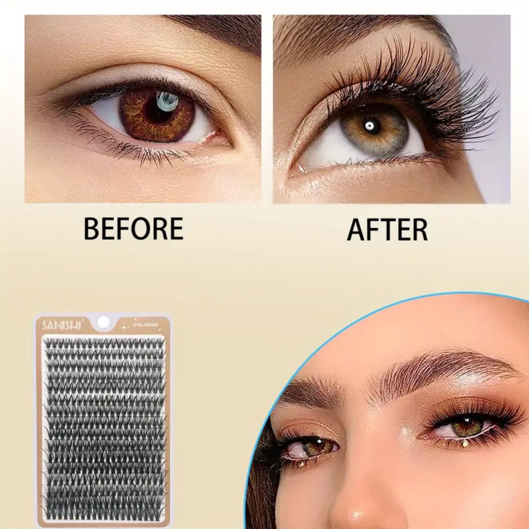 SANISHI  320 Natural Thick DD curl 40D (Pre-Order)