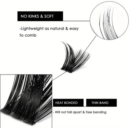 SANISHI 108 Lash D Clusters 8-16mm (Pre-Order)