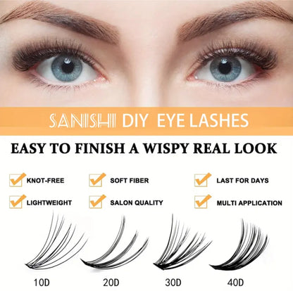 SANISHI  240 Lash D Clusters 9-16mm (Pre-Order)