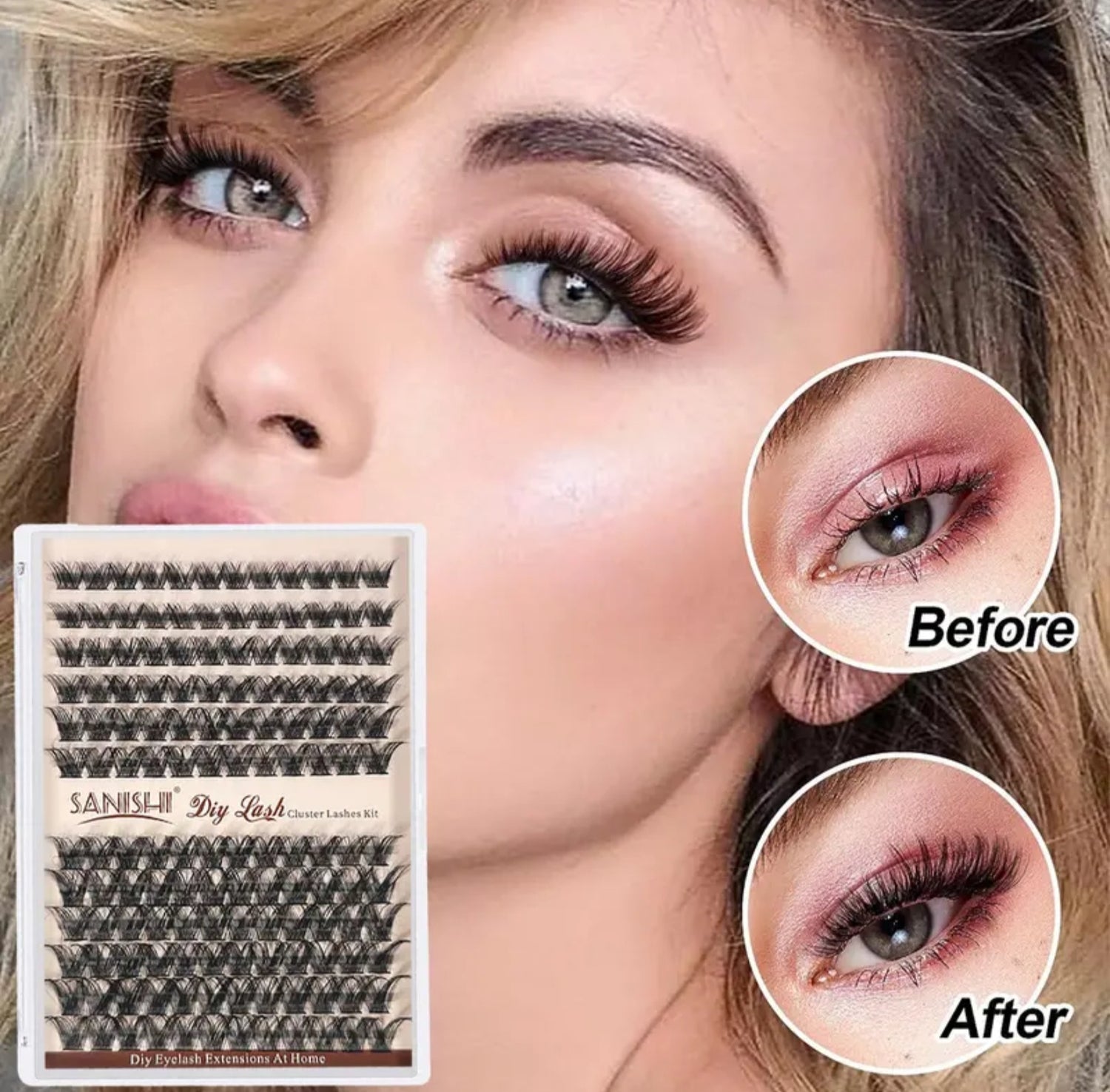 SANISHI  144 Lash Clusters 8-16mm (Pre-Order)