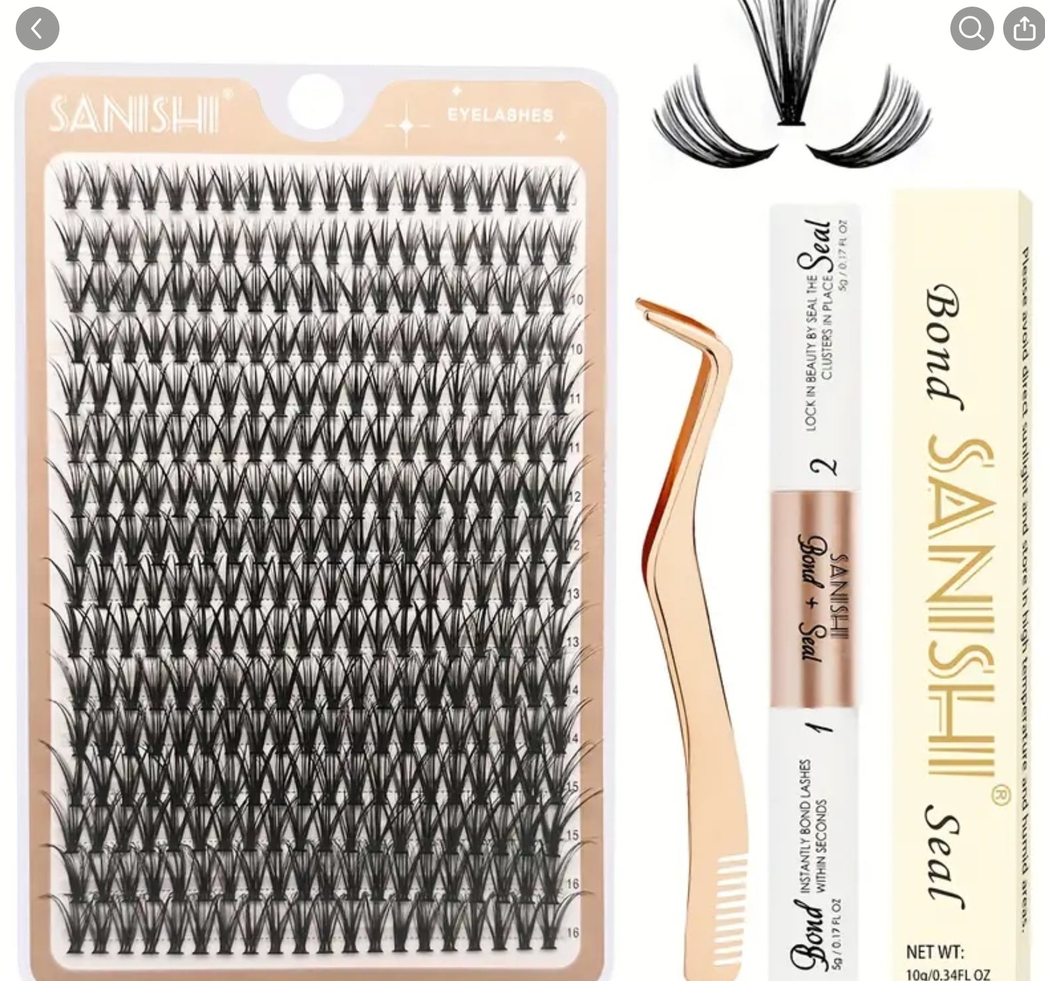 SANISHI  320 Natural Thick DD curl 40D (Pre-Order)