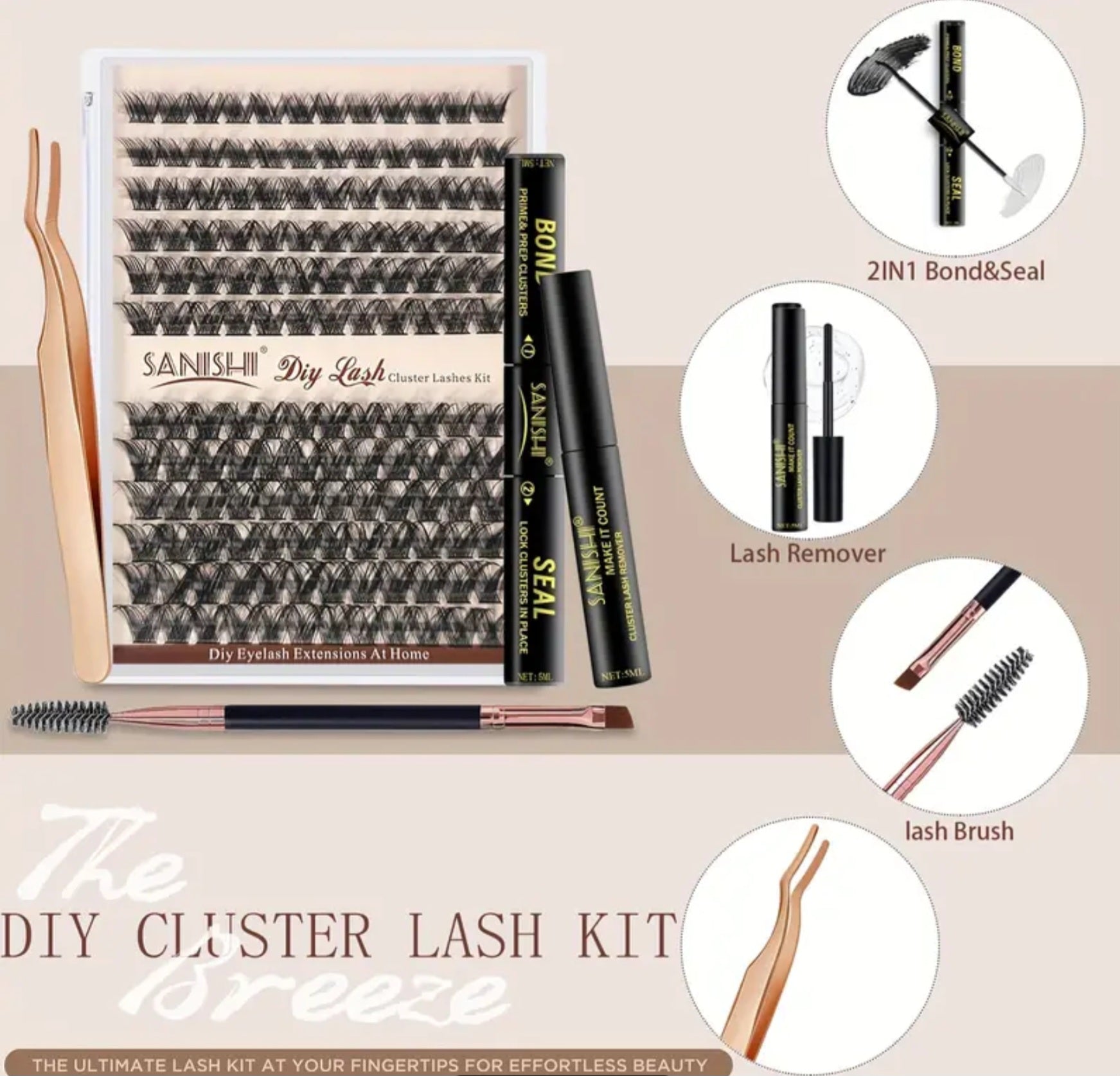 SANISHI  144 Lash Clusters 8-16mm (Pre-Order)