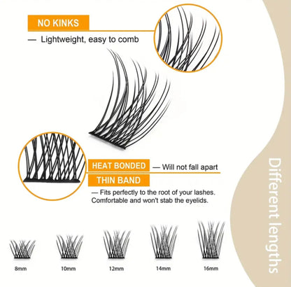 SANISHI  144 Lash Clusters C &amp; D Curl (Pre-Order)