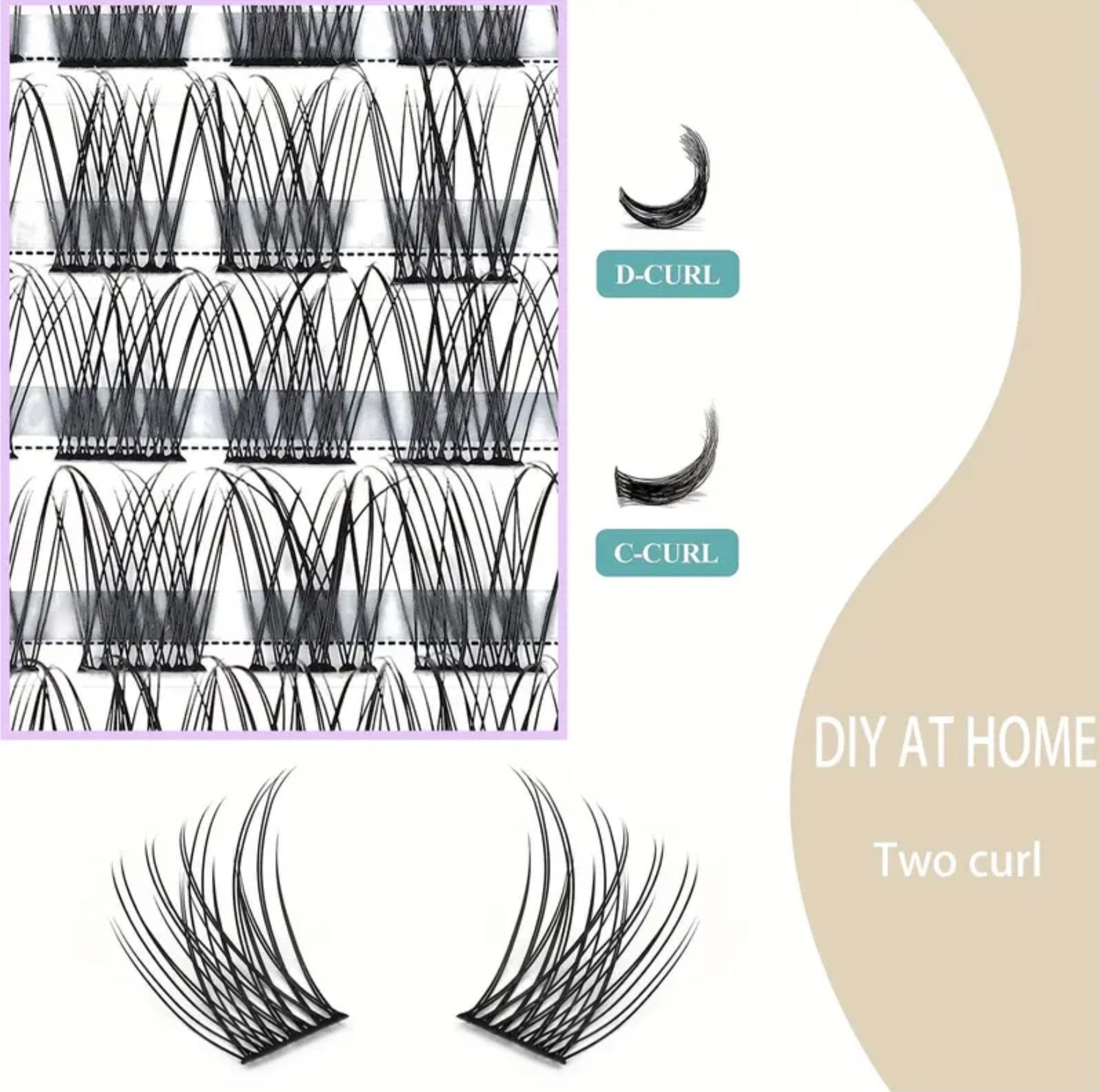 SANISHI  144 Lash Clusters C &amp; D Curl (Pre-Order)