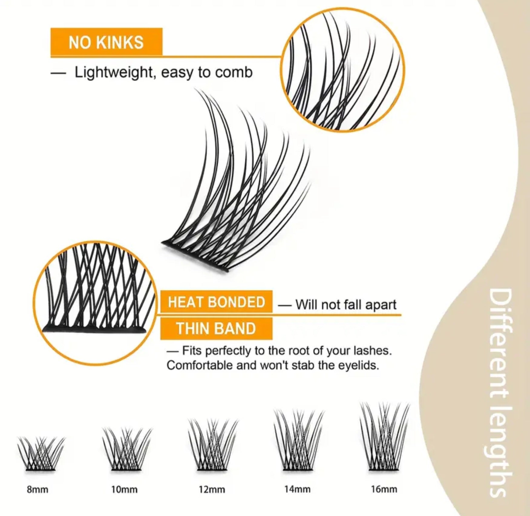 SANISHI  144 Lash Clusters C &amp; D Curl (Pre-Order)