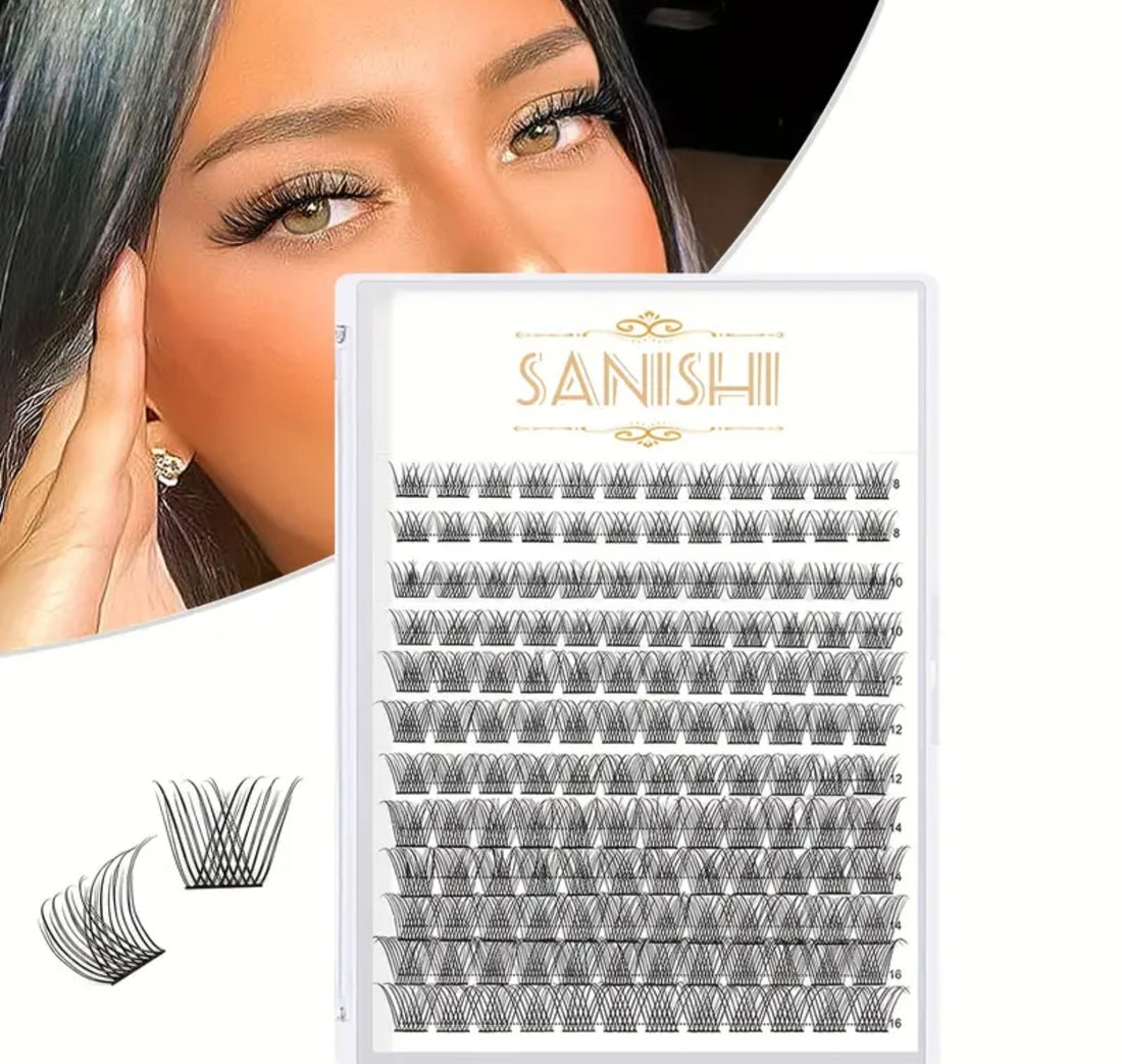 SANISHI 144 Lash Clusters C & D Curl (Pre-Order)
