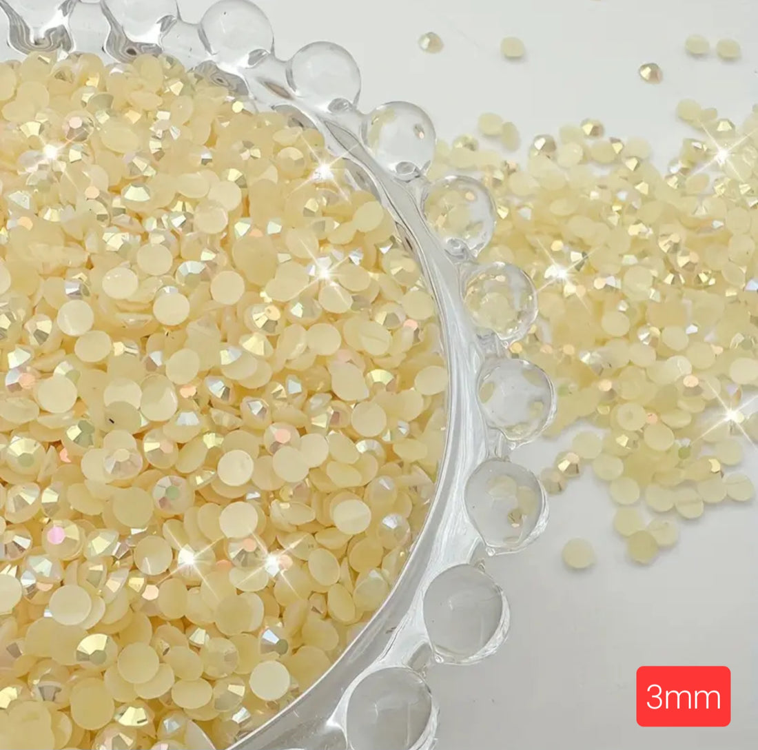Jelly Yellow Rhinestones