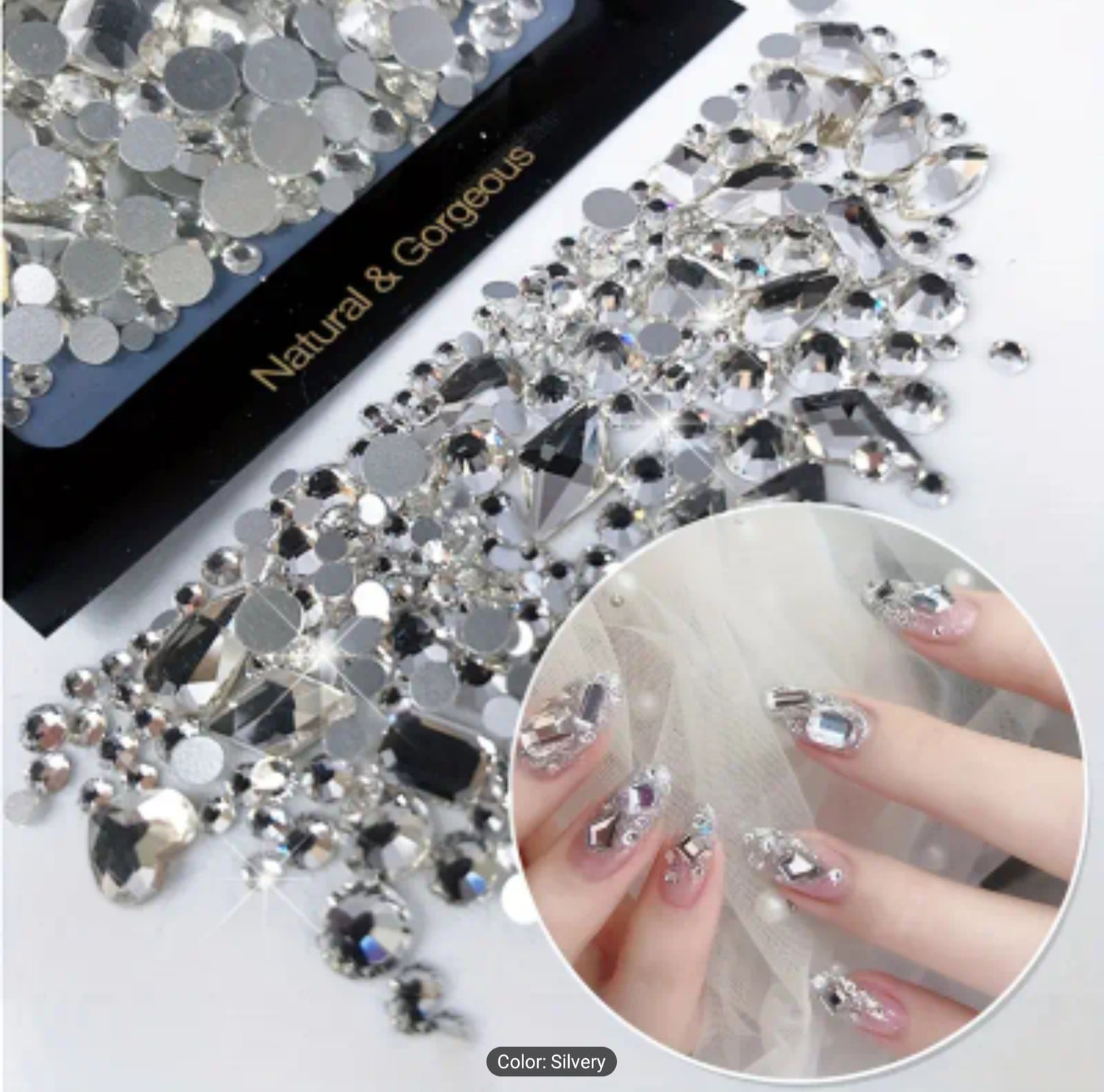 Round Rhinestones Large Cubic Zirconia