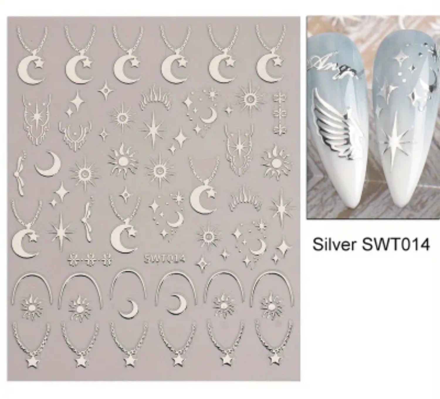 Bronzing Nail Sticker