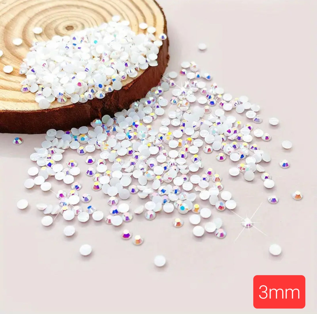 Clear AB Flat Rhinestones