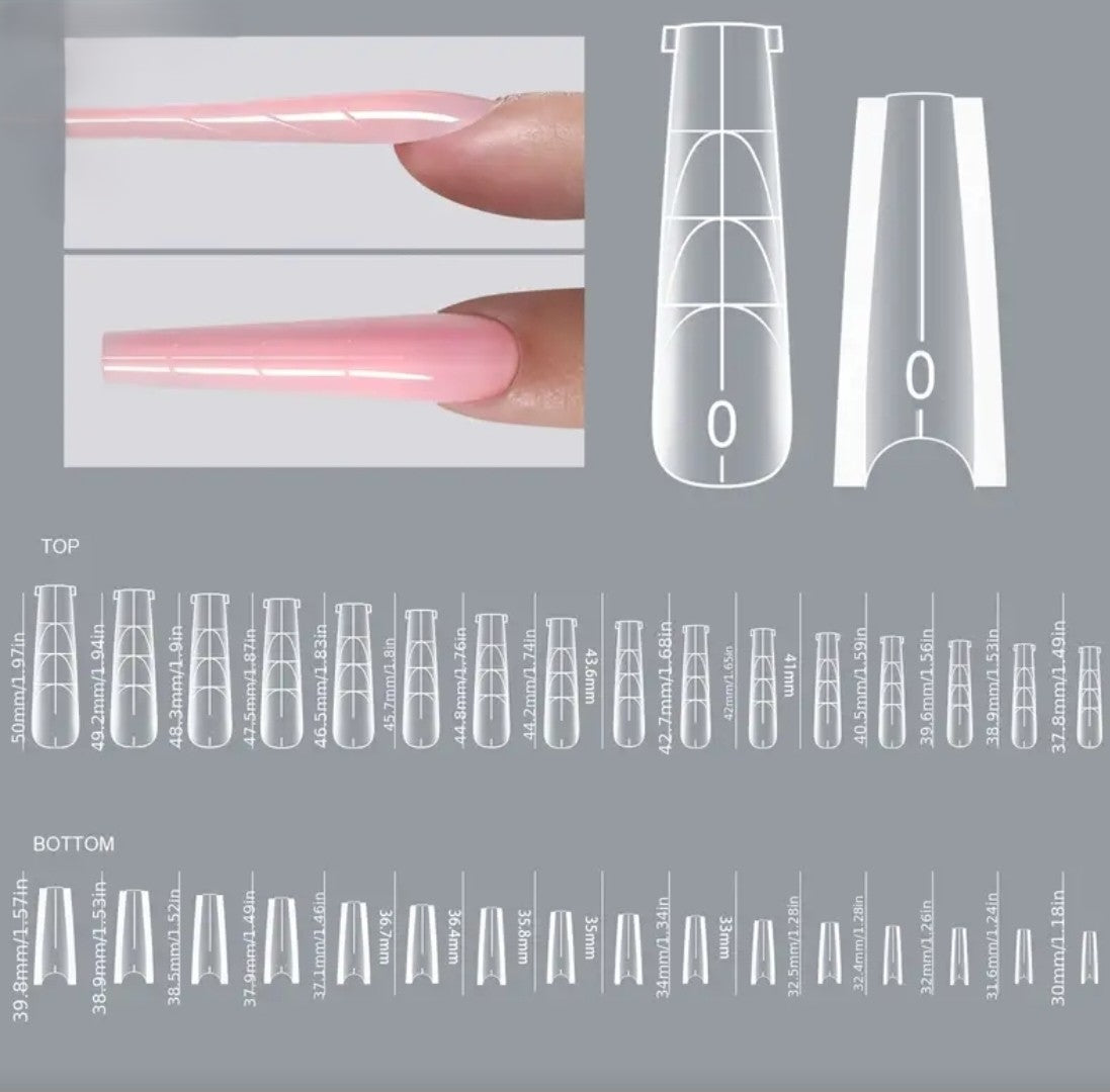 Water Drop Sandwich Layer Nail Dual Form 15 pieces DIY