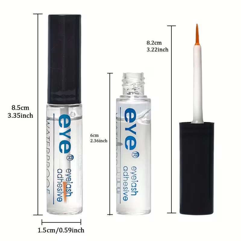 Waterproof Eyelash Glues That Are Strong, Invisible, Transparent, &amp; Odorless, Suitable for All Types of False Eyelashes