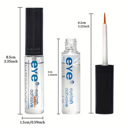 Waterproof Eyelash Glues That Are Strong, Invisible, Transparent, &amp; Odorless, Suitable for All Types of False Eyelashes