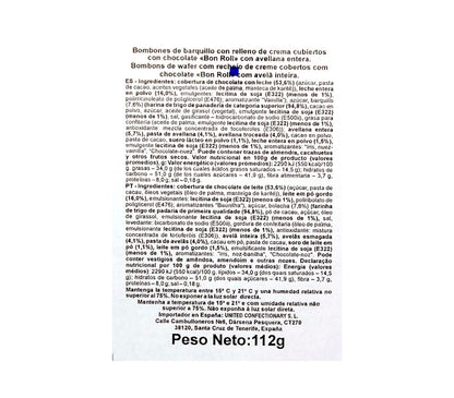 Bon Roll Bombons with Chocolate Cream and Nuts