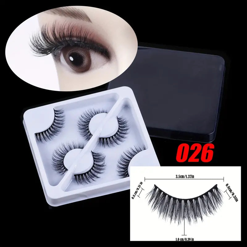 Natural Fluffy 6D Faux Mink