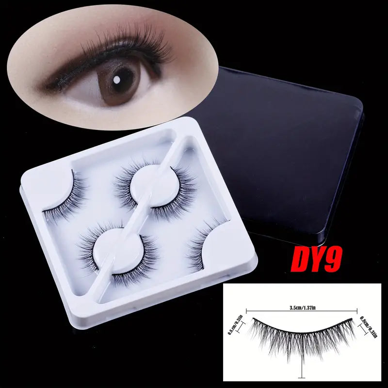 Natural Fluffy 6D Faux Mink