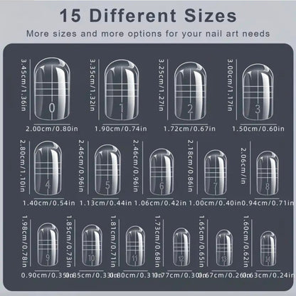 Toe Nail Dual Forms 15 -16 pieces