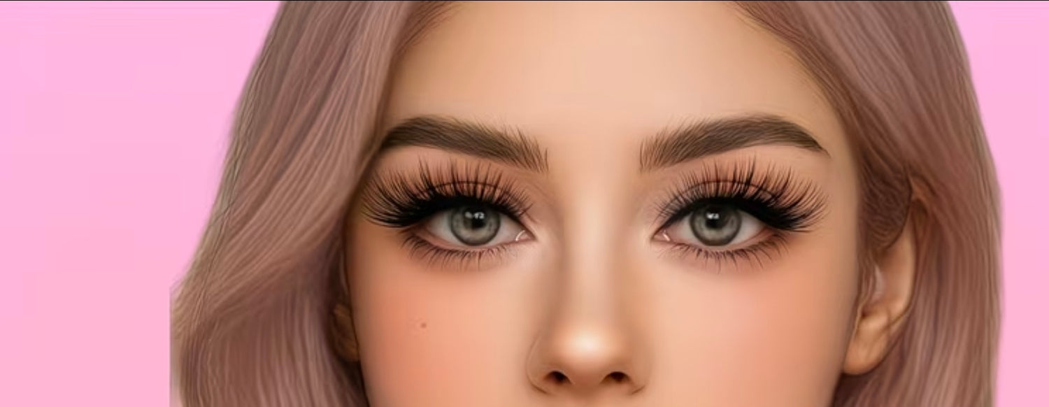 Self-Adhesive CatEye False Eyelashes Slim &amp; Long D Curve