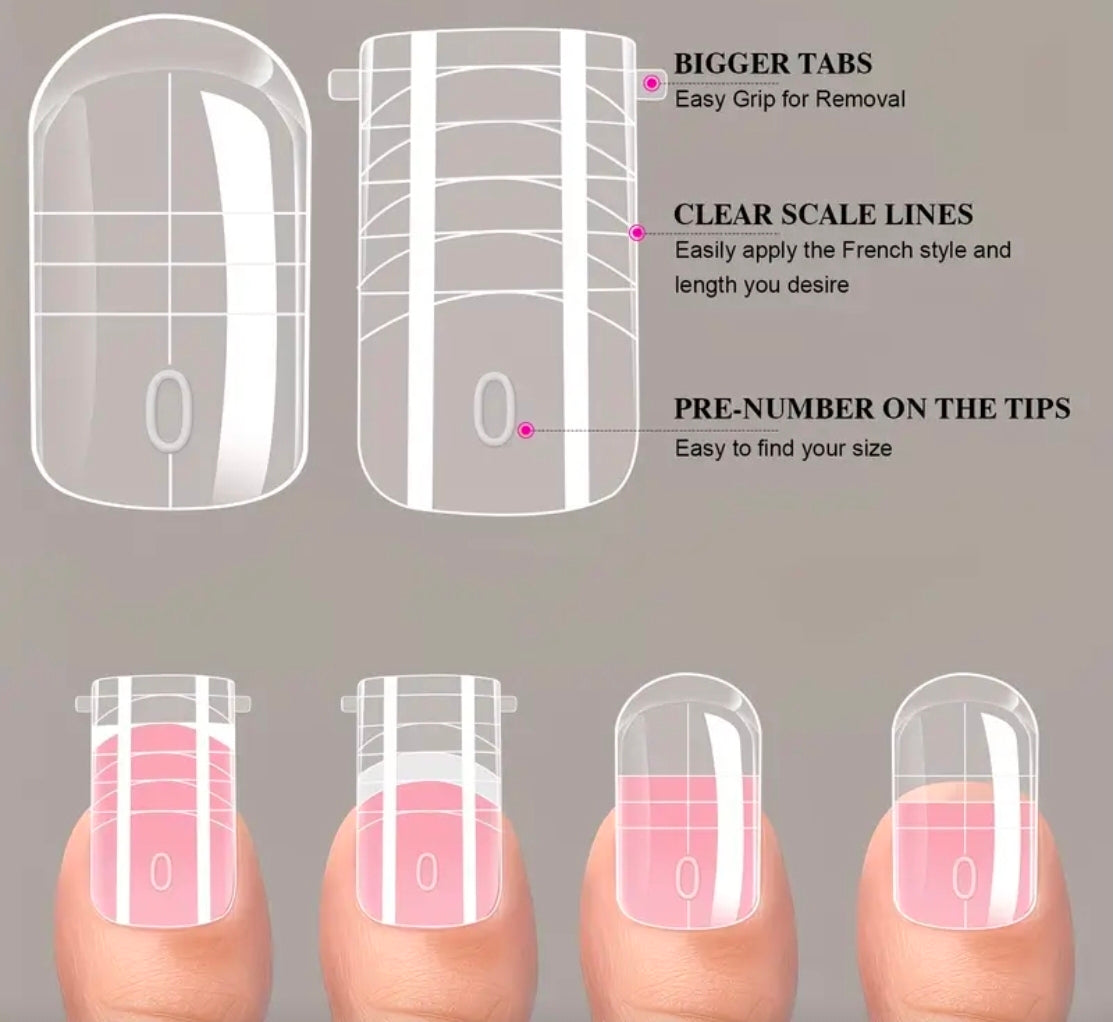 Toe Nail Dual Forms 15 -16 pieces