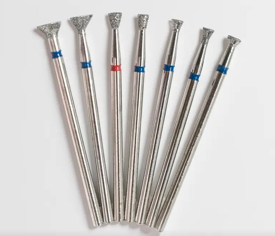 Acrylic Nail Gel Drill Tips 7 pieces