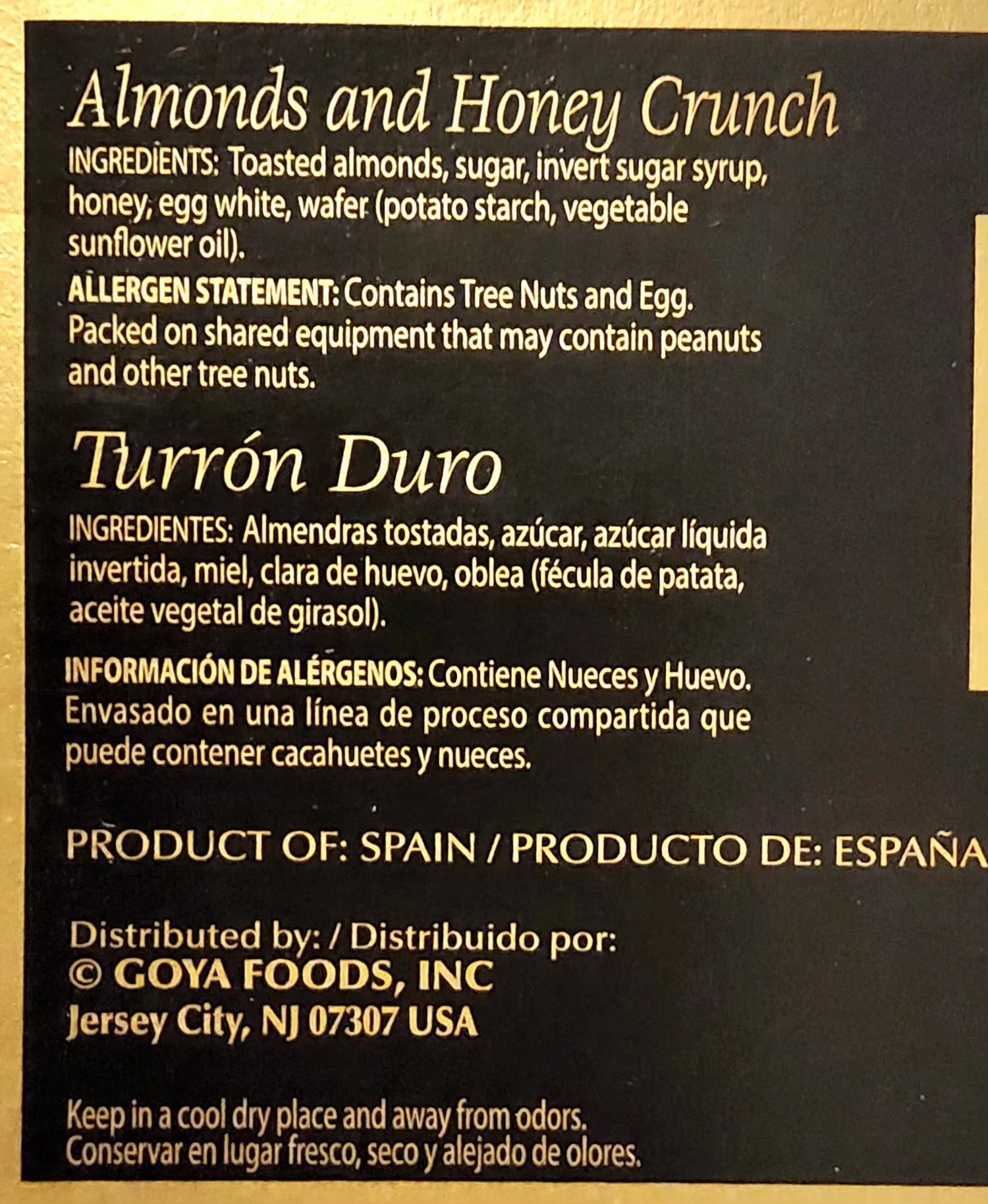 El Quijote Turron 3 different Flavors