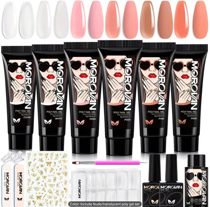 Morovan Salon Grade Polygel Nail Enhancement Set