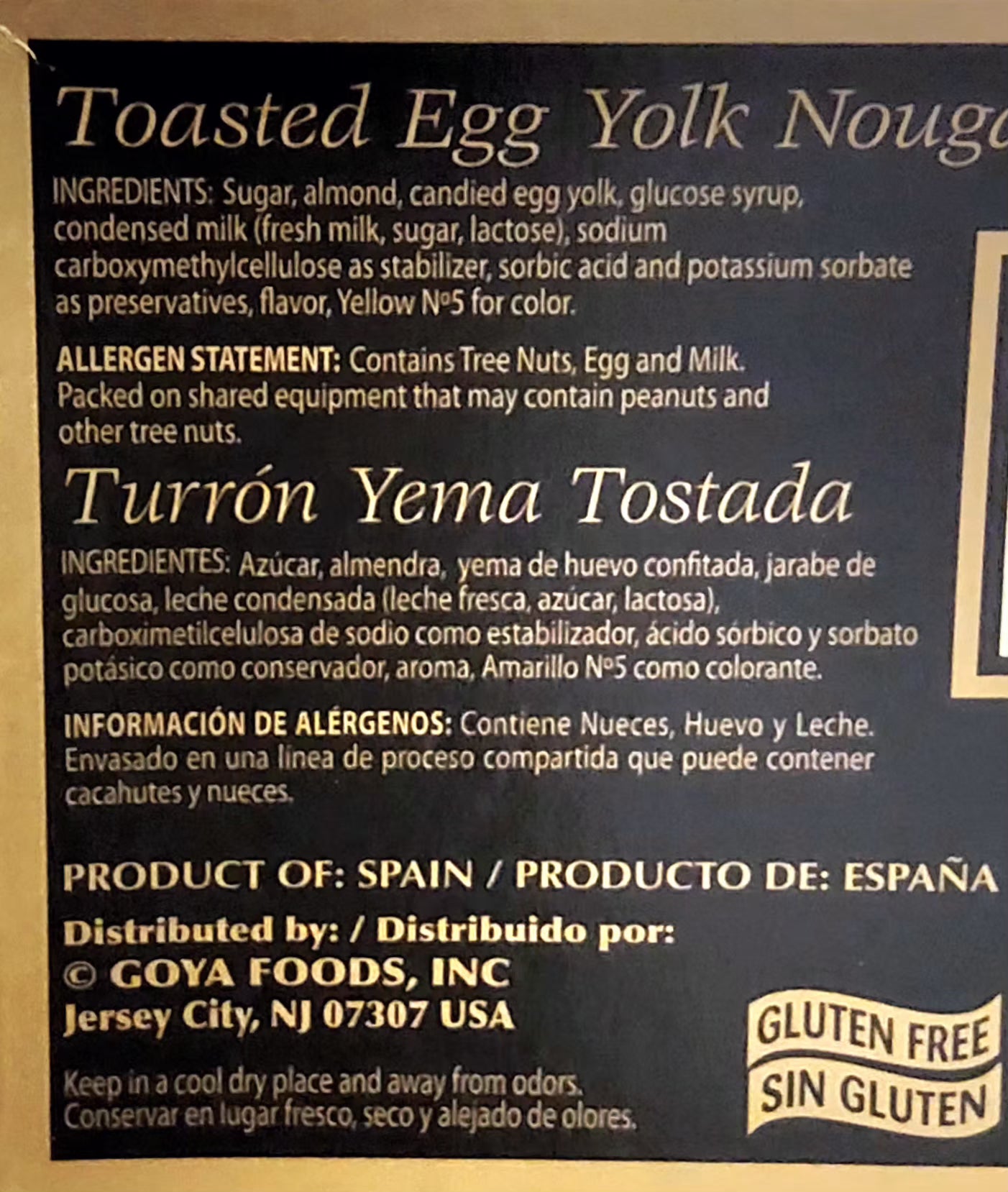 El Quijote Turron 3 different Flavors