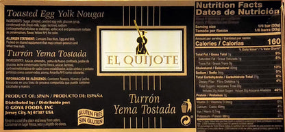 El Quijote Turron 3 different Flavors