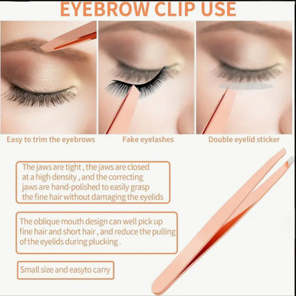 5 pcs Rose Gold Eyelash Applicator Tool