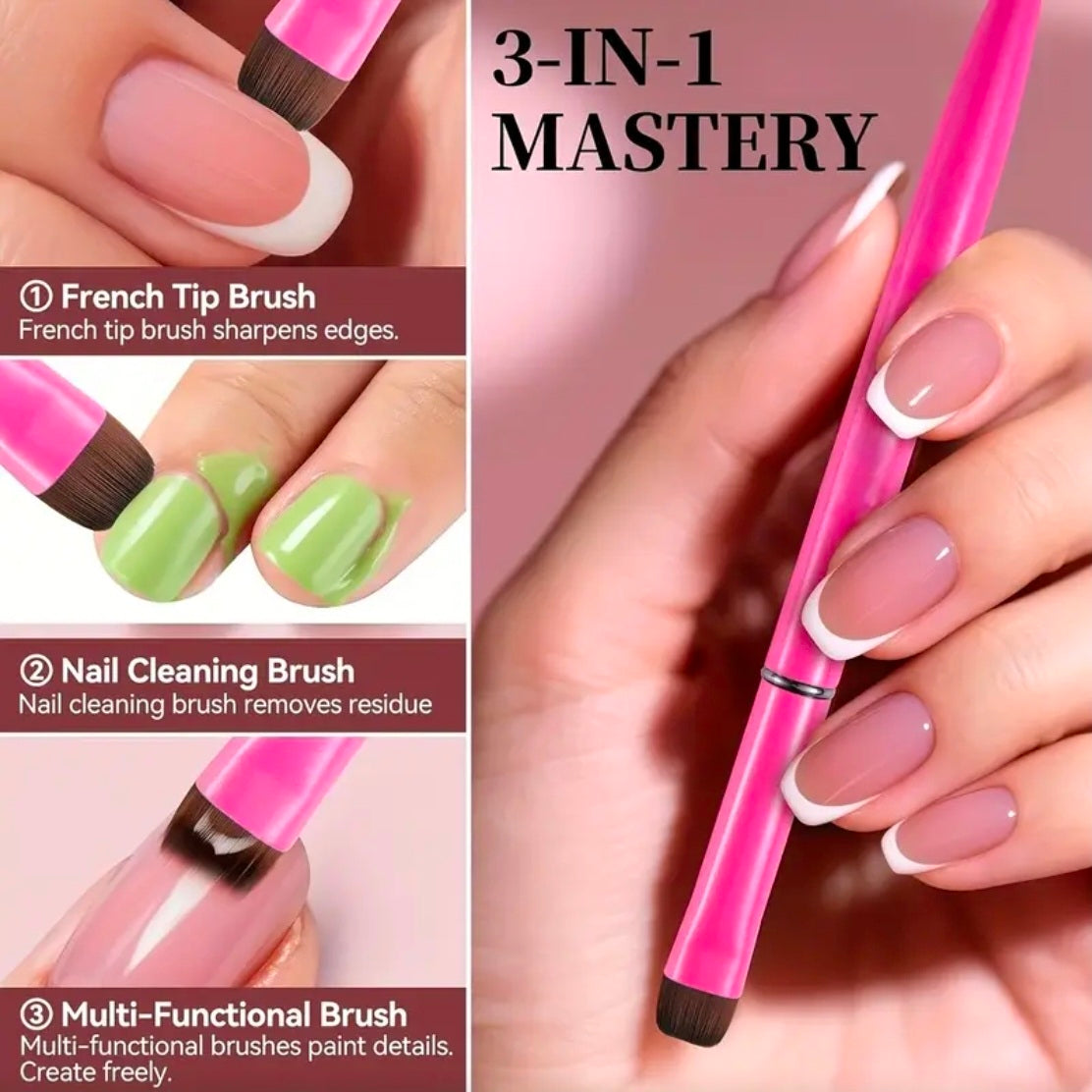 3 in 1 French Cleaning Brush 1 piece