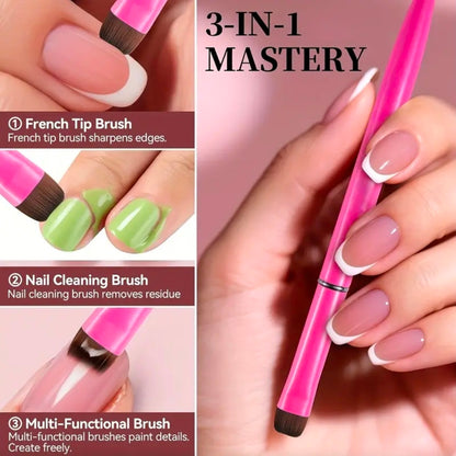 3 in 1 French Cleaning Brush 1 piece