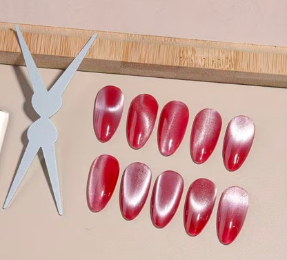 CatEyes Magnet Double Headed Scissors Shape Nail Magnet Tool