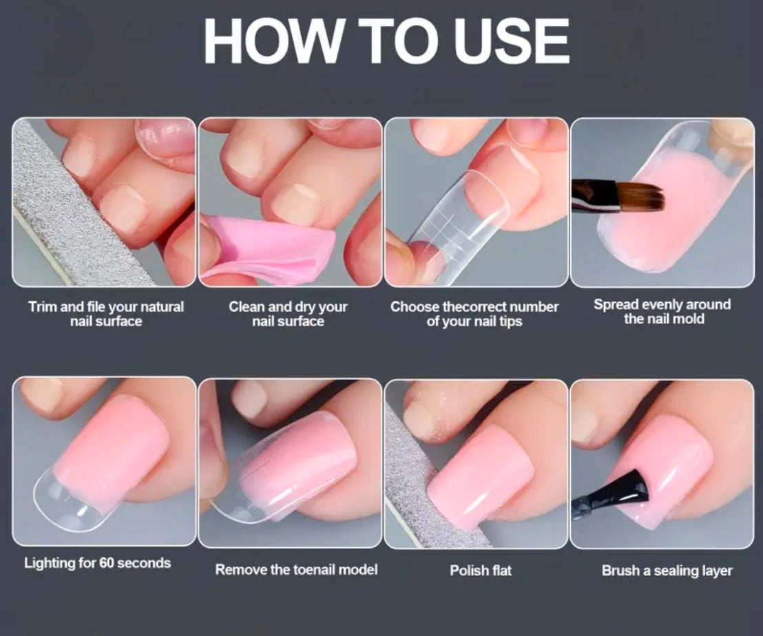 Toe Nail Dual Forms 15 -16 pieces