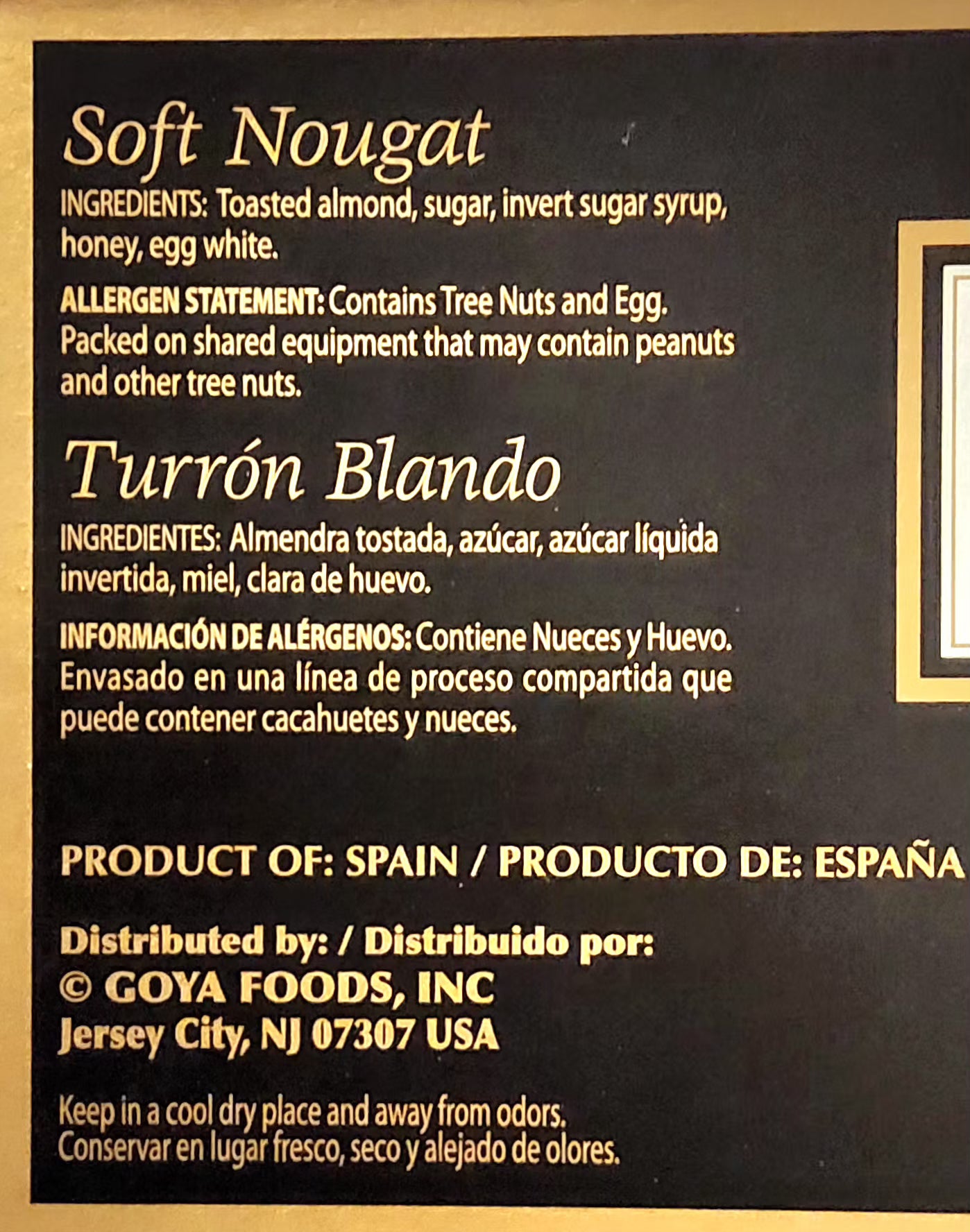 El Quijote Turron 3 different Flavors