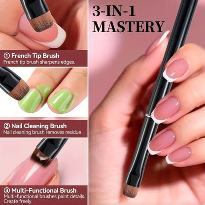 3 in 1 French Cleaning Brush 1 piece