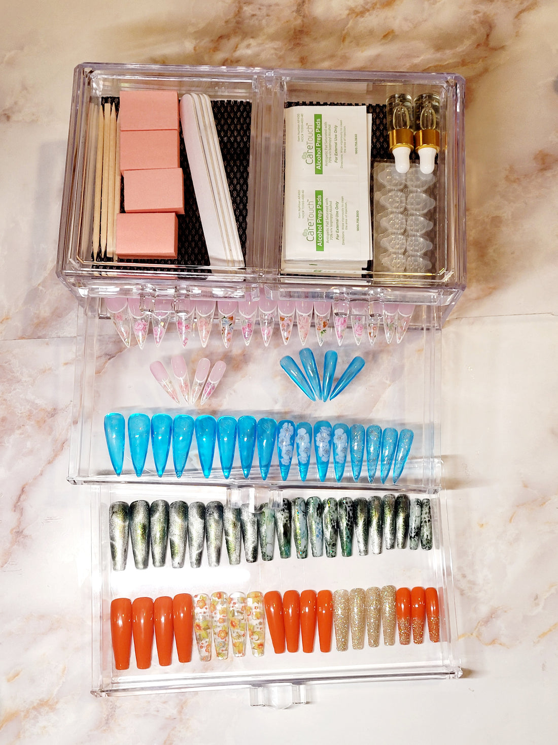 2XL Four Sets of Press-ons Kit