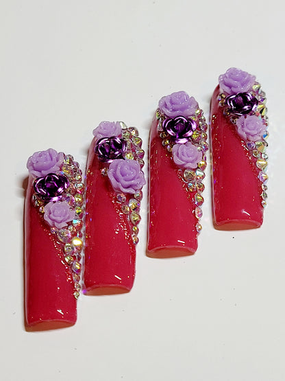 XXL Square Brat Design Press-Ons 20-24 pieces