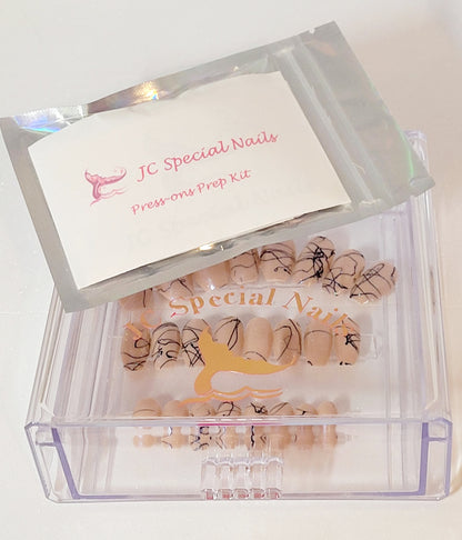 Short Almond Non-Custom Press-ons