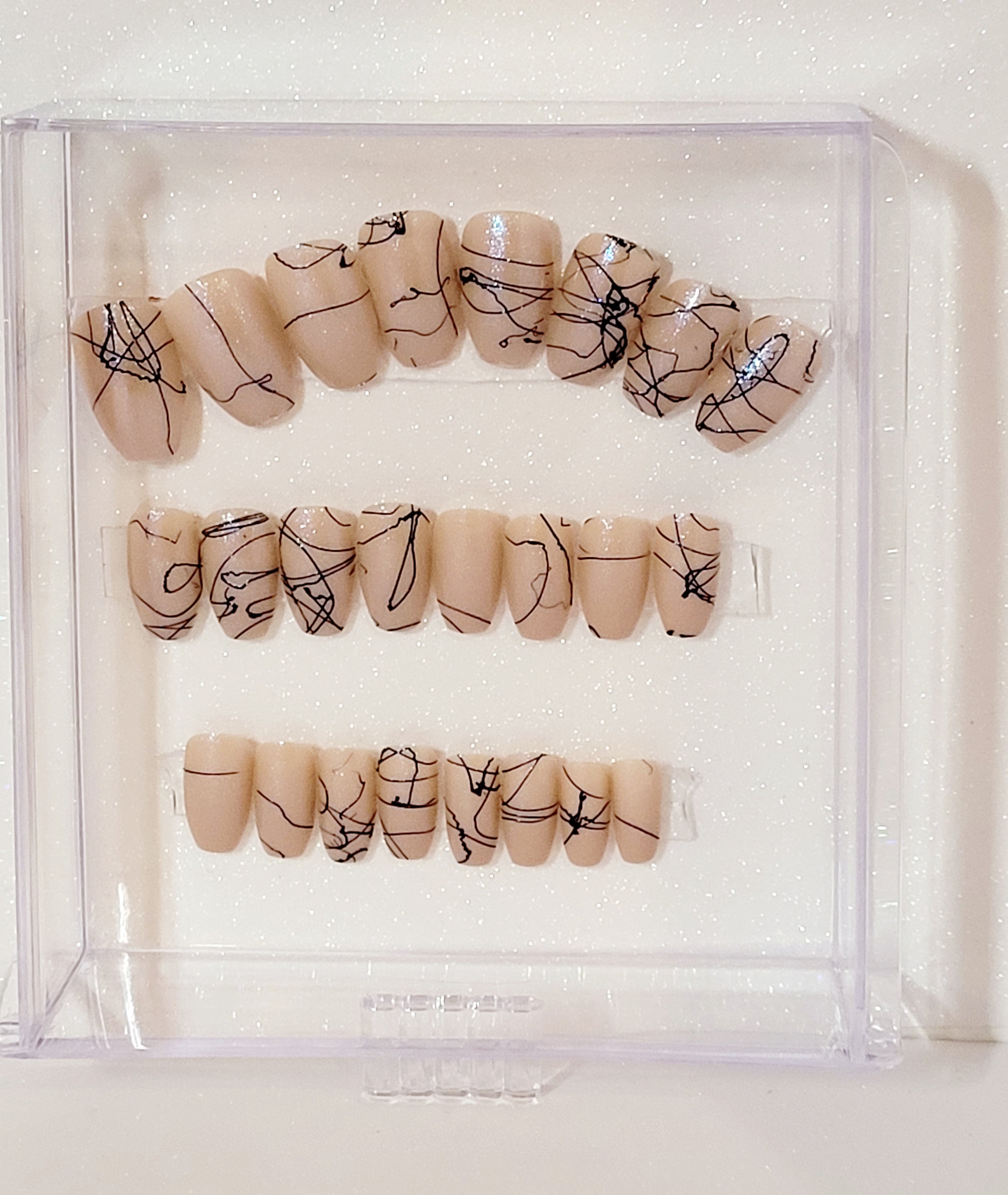 Short Almond Non-Custom Press-ons