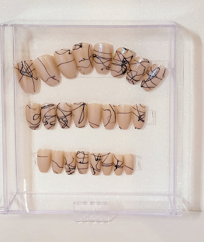 Short Almond Non-Custom Press-ons